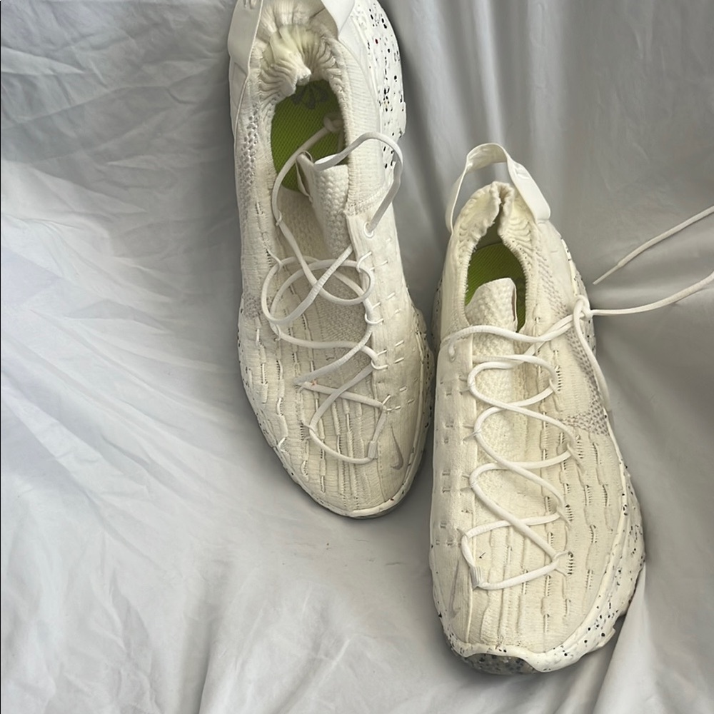 Nike White Nike Space Sneakers with Knit Upper - price is FIRM